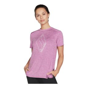 T-shirt με κοντά μανίκια Skechers Diamond Blissful Tee