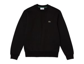 Φούτερ Lacoste Organic Brushed Cotton Sweatshirt – Noir