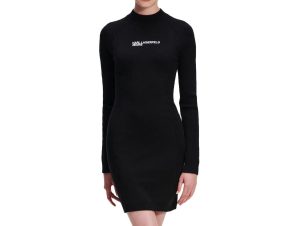 Μπλουζάκια με μακριά μανίκια Karl Lagerfeld KNITTED LONGSLEEVE DRESS WOMEN