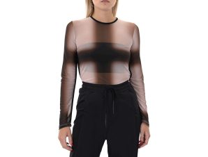 Μπλουζάκια με μακριά μανίκια Zoya TULLE LONGSLEEVE BLOUSE WOMEN