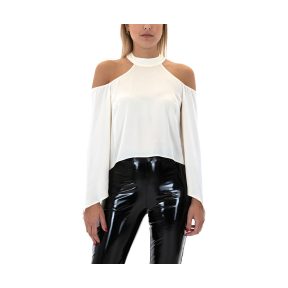 Μπλουζάκια με μακριά μανίκια Zoya OFF SHOULDER CROP BLOUSE WOMEN