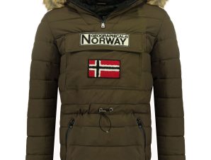 Ζακέτα Geographical Norway Coconut Man Kaki