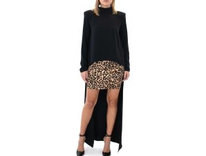 Μπλουζάκια με μακριά μανίκια C.manolo TAIL LONGSLEEVE BLOUSE WOMEN