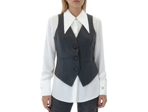 Αμάνικα/T-shirts χωρίς μανίκια Zoya BUTTONED VEST WOMEN