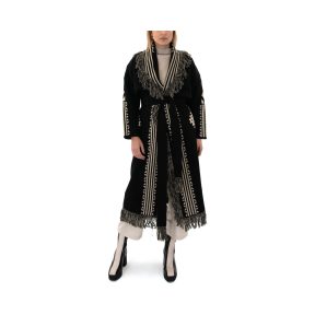 Μπλουζάκια με μακριά μανίκια Zoya KNITTED BELTED LONG CARDIGAN WOMEN