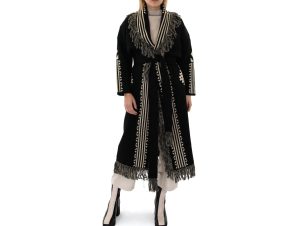 Μπλουζάκια με μακριά μανίκια Zoya KNITTED BELTED LONG CARDIGAN WOMEN