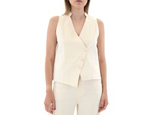 Αμάνικα/T-shirts χωρίς μανίκια Namaste CRES BUTTONED VEST WOMEN