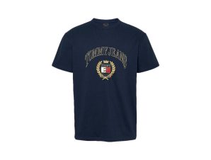 T-shirt με κοντά μανίκια Tommy Hilfiger TOMMY JEANS EMBROIDERED GOLD CREST REGULAR FIT T-SHIRT MEN