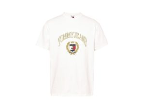 T-shirt με κοντά μανίκια Tommy Hilfiger TOMMY JEANS EMBROIDERED GOLD CREST REGULAR FIT T-SHIRT MEN