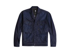 Χοντρό μπουφάν G-Star Raw BEND DENIM JACKET MEN