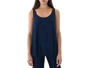 Μπλουζάκια με μακριά μανίκια Zoya LUREX SLEEVELESS COMFORT FIT BLOUSE WOMEN