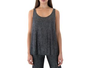 Μπλουζάκια με μακριά μανίκια Zoya LUREX SLEEVELESS COMFORT FIT BLOUSE WOMEN