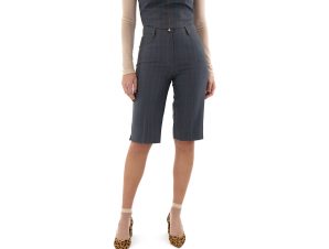 Shorts & Βερμούδες C.manolo STRIPED HIGH WAIST SHORTS WOMEN